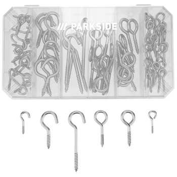 PARKSIDE ZESTAW HAKÓW PIERŚCIENIOWYCH 151 ELEMENTÓW [21525]