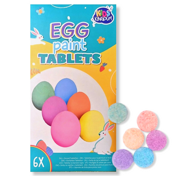 BARWNIK DO JAJEK WIELKANOCNYCH 6 KOLORÓW - TABLETKI [28613]