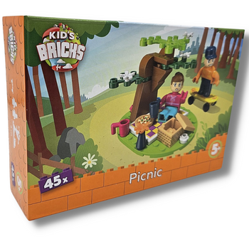 Klocki Kid's Bricks Piknik 45 elementów [16608]