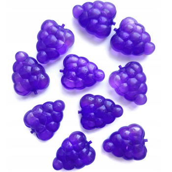 KOSTKI DO LODU WIELOKROTNEGO UŻYTKU 10SZT. FIOLETOWE WINOGRONO [27086]