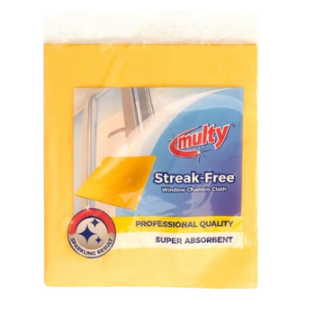 PROFESJONALNA GĄBKA ZAMSZOWA DO CZYSZCZENIA BEZ SMUG MULTY 35x40CM [15209]