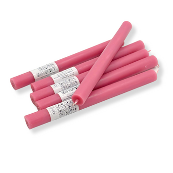 ŚWIECA KOLACYJNA CANDRA RÓŻOWA 24CM [8736]