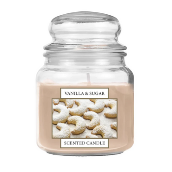 ŚWIECA W SZKLE VANILLA & SUGAR [20850]