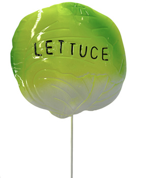 DEKORACJA OGRODOWA SAŁATA ZNACZNIK -[8155]