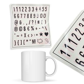 NAKLEJKI CYFERKI I ZNAKI INTERPUNKCYJNE [27569]