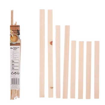 LISTEWKI DREWNIANE DO MIESZANIA FARB 8SZT. [31975]