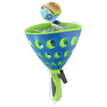 ZABAWKA ŁAPANIE PIŁKI NIEBIESKO ZIELONE SCATCH [28984]