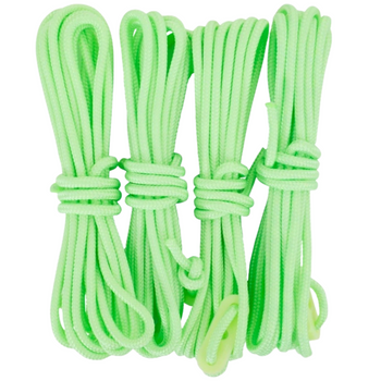 ŚWIECĄCE LINKI DO NAMIOTU FLUORESCENCYJNE  4X 3M [27159]