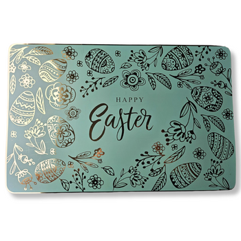 PODKŁADKA NA STÓŁ MIĘTOWA HAPPY EASTER [28566]