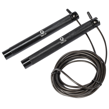Take Care Jump Rope  Skakanka Speedrope  Czarna metalowa antypoślizgowy uchwyt [14355]