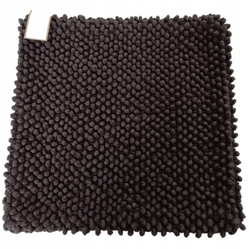 POSZEWKA NA PODUSZKĘ STRUKTURALNA BRĄZOWA 39X39CM - [15833]