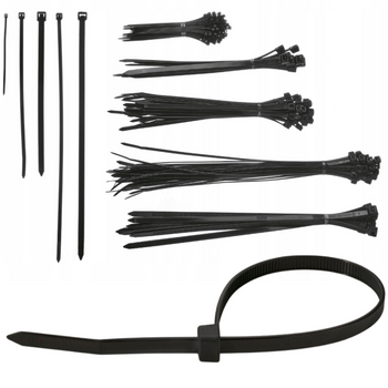 PARKSIDE TRYTYTKI OPASKI ZACISKOWE CZARNE 251 SZTUK [21736]