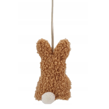 BRĄZOWA PLUSZOWA ZAWIESZKA KRÓLICZEK [28588]