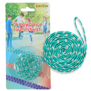 SZEROKA GUMA DO SKAKANIA 200CM - ZIELONA [28997]