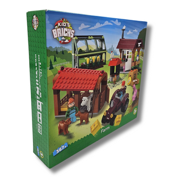 KLOCKI KID'S BRICKS FARMA 367 EL [16604]