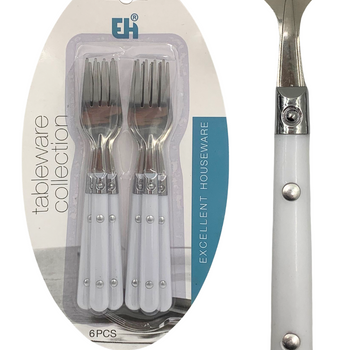 ZESTAW 6 WIDELCY Z BIAŁĄ RĄCZKĄ [26414]