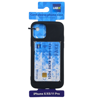 ETUI NA TELEFON CZARNE IPHONE X/XS/11 PRO - [14305]