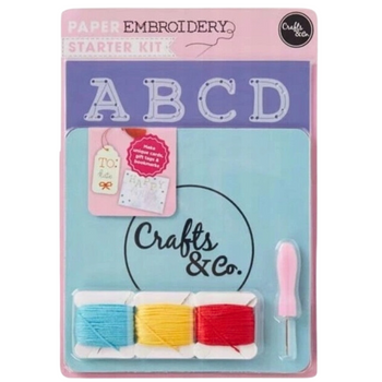 ZESTAW DO NAUKI HAFTOWANIA WYSZYWANIA NICI - [14566]