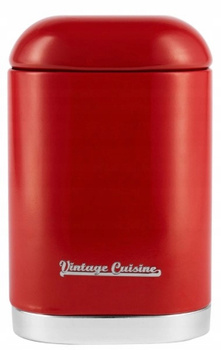 KUCHENNY POJEMNIK RETRO CZERWONY VINTAGE CUISINE [3925]