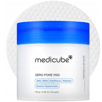 MEDICUBE ZERO PORE PAD AHA BHA PANTHENOL ALLANTOIN 70 PADS [36160]