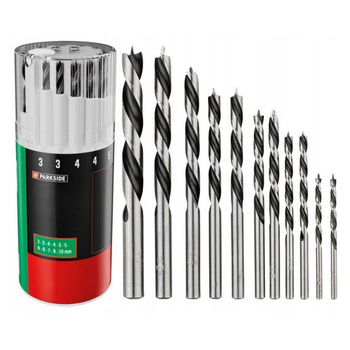 ZESTAW WIERTEŁ DO DREWNA PARKSIDE 11EL. [5566]