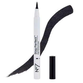 No7 STAY PERFECT FELT TIP EYE LINER 1,6G BLACK [35092]
