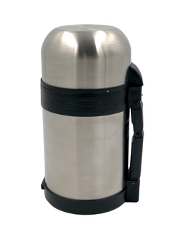 TERMOS OBIADOWY ZUPA KAWA HERBATA 0,8L SREBRNY -[6322]