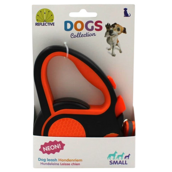 POMARAŃCZOWA SMYCZ DLA PSA SMALL 50CM+2.5M [26928]