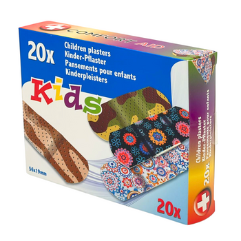 PLASTRY DLA DZIECI KWIATKI, MORO 20SZT. [32529]