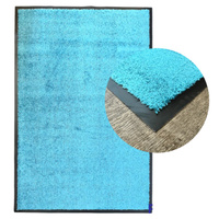 MATA WEJŚCIOWA WYCIERACZKA 80 X 120 CM JASNY NIEBIESKI [6913]