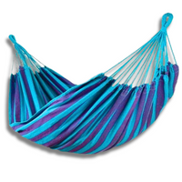 Hamak w niebiesko-granatowe pasy -[9942]