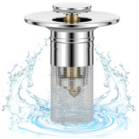 KOSZYK SITKO DO ZLEWU SREBRNE FILTR ODPŁYWOWY [34557]