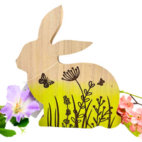 DREWNIANY ZIELONY ZAJĄCZEK [28561]