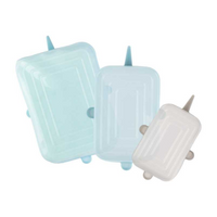 ZESTAW POKRYWEK SILIKONOWYCH ERNESTO 3 EL TURKUS [20582]