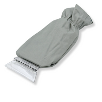 SKROBACZKA DO SZYB Z RĘKAWICĄ SZARA [7934]