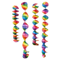 DEKORACJA NA URODZINY SPIRAL DECO 4SZT [7876]