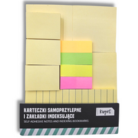 ZESTAW KARTECZEK SAMOPRZYLEPNYCH I ZAKŁADEK INDEKSUJĄCYCH KAYET [2705]