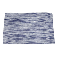 PODKŁADKA NA STÓŁ 30X43 CM NIEBIESKA W BIAŁE PASKI - [29922]