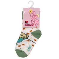 SKARPETKI DZIECIĘCE Z MISIEM I GWIAZDKAMI DEPOL 10-12 [20342]