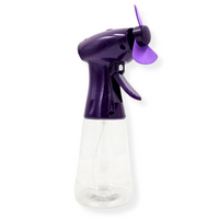 BUTELKA Z WIATRAKIEM - WENTYLATOR NATRYSKOWY  FIOLETOWY [28971]