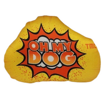 ZABAWKA PISZCZĄCA DLA PSA PODUSZKA MIĘKKA TMC ŻÓŁTA OH MY DOG  [14443]