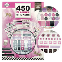 NAKLEJKI 450 EL RÓŻOWE -[8812]