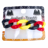 BRANSOLETKA ŁAŃCUCH BARWY NIEMIEC DEUTSCHLAND [13931]