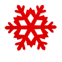 PODKŁADKA ŚWIĄTECZNA CZERWONA 2SZT. XFM534-21 -[5938]