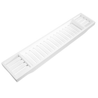 PÓLKA NA WANNĘ BAMBUSOWA BIAŁA 15 X 70CM - [15385]