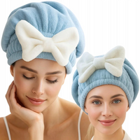 CZEPEK TURBAN DO SUSZENIA WŁOSÓW BŁĘKITNY [34683]