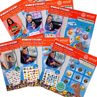 NAKLEJKI NA OKNO EMOJI [2864]